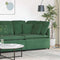 Modulaire hoekmodule bank met kussens 100 cm jungle groen