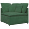 Modulaire hoekmodule bank met kussens 100 cm jungle groen
