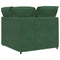 Modulaire hoekmodule bank met kussens 100 cm jungle groen