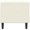 Fauteuil Chesterfield-stijl fluweel crmekleurig