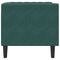 Fauteuil Chesterfield-stijl fluweel donkergroen