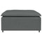 Modulaire voetenbank module 100x100x48 cm donkergrijs