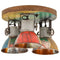 Plafondlamp industrieel 25 W E27 42x25 cm meerkleurig
