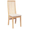 Eetkamerstoelen met kussens 2 st massief hout rubber