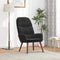Relaxstoel fluweel zwart