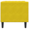 Fauteuil Chesterfield-stijl fluweel geel