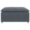 Modulaire voetenbank module 100x100x48 cm donkergrijs