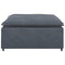 Modulaire voetenbank module 100x100x48 cm donkergrijs