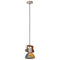 Hanglamp industrieel rond 25 W E27 19 cm meerkleurig