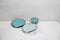 Bo-Camp - Servies - Halo - 12 Stuks - Aqua