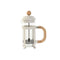 Koffiepot met Zuiger Home ESPRIT Wit Natuurlijk Roestvrij staal Polypropyleen 350 ml 13 x 8 x 19 cm