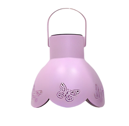 Buitengewoon de boet - Solar lampje vlinder lila 16x26 cm