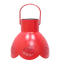Buitengewoon de boet - Solar lampje lieveheersbeestje rood 16x26 cm
