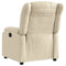 Fauteuil verstelbaar stof crmekleurig