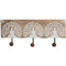 Wandkapstok Home ESPRIT Wit Zwart Natuurlijk Metaal Mangohout Boeddha 38 x 5 x 16 cm