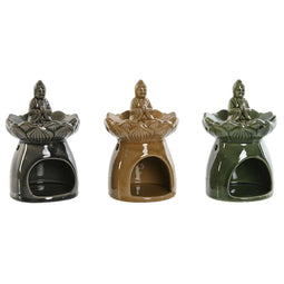Verbrander Home ESPRIT 9 x 9 x 14,5 cm (3 Stuks)