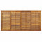 Tuintafel met U-vormige poten 200x90x75 cm massief acaciahout