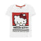 T-Shirt met Korte Mouwen voor kinderen Hello Kitty Wit Maat 6 Jaar
