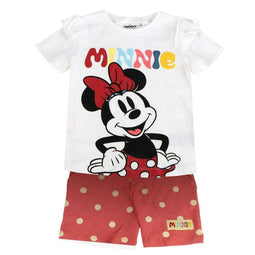 Kledingset Minnie Mouse Koraal Maat 5 Jaar