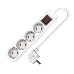 4-voudige Stekkerdoos met Schakelaar TM Electron (1,5 m)