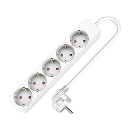 Stopcontactenstrip 5 Tomas TM Electron (1,5 m)