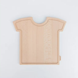 HOCHO T-shirt Snijplank met Sapgeul - Beukenhout - 250x280x15mm