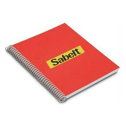 Schrijfblok Sabelt SBZ240600 Rood
