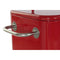 Koelkast DKD Home Decor Rood Met wieltjes 74 x 43 x 80 cm Staal Polypropyleen 56 L (74 x 43 x 80 cm)