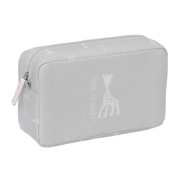 Reistasje Sophie la Girafe Lichtgrijs 28 x 16 x 9 cm
