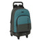 Schoolrugzak met Wielen Safta Urban style Blauw Grijs 33 x 45 x 22 cm