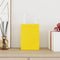 Papieren kraftzakken 250 st met hengsels 15x8x21 cm geel