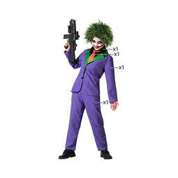 Kostuums voor Kinderen Paars Clown Maat 5-6 Jaar