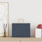 Papieren kraftzakken 250 st met hengsels 32x17x25 cm blauw
