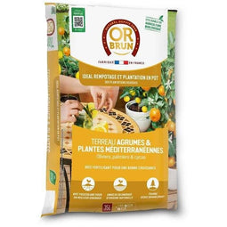 Citrusgrond en mediterrane planten - GOUDBRUIN - OBRTAG35N - 35 L