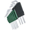 Bosch 9-delige Torx-sleutelset (S2 Steel Multi-Keys TX8-TX40 lange zijde roestvrij oppervlak, opb...