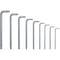 Bosch 9-delige Torx-sleutelset (S2 Steel Multi-Keys TX8-TX40 lange zijde roestvrij oppervlak, opb...