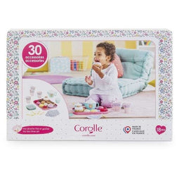 Babyaccessoires - COROLLE - My Tea and Snack Dinette - 30 accessoires - vanaf 18 maanden
