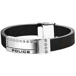 Armband Heren Police PJ.24643BLB.01-L Leer 18 cm