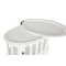 Serveringsvagn Home ESPRIT Wit Hout 75 x 50 x 78 cm