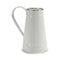 Grondlegger Melkbeker Wit Zilverkleurig Metaal 17 x 18,5 x 11,3 cm (24 Stuks)