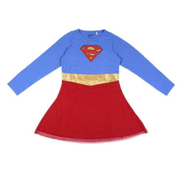 Jurk Superman Blauw Rood Maat 6 Jaar