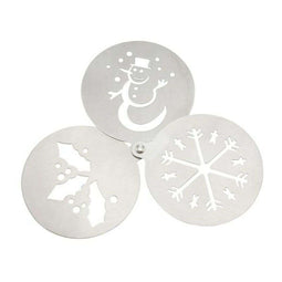 Kerstsjabloon Set 144499 (3 pcs) Kies uw optie Metaal