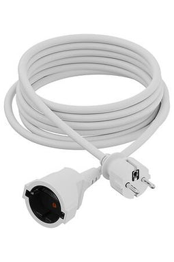 Calex - Verlengkabel wit 3x1.5mm 5mtr