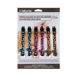 Kattenhalsband Gloria Multicolour 6 Stuks