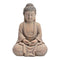 Buddha in antiek bruin magnesia (B/H/D) 32x24x47cm