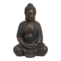 Buddha van magnesium, B44 x D35 x H67 cm