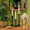 Buddha hoofd van poly, goud (B/H/D) 19x30x17cm