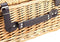 Picknickmand voor 4 personen van wilgentenen, 25-delig, B54 x D37 x H21 cm
