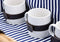 Picknickmand voor 4 personen van wilgentenen, 25-delig, B54 x D37 x H21 cm