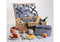 Picknickmand voor 4 personen van wilgentenen, 25-delig, B54 x D37 x H21 cm